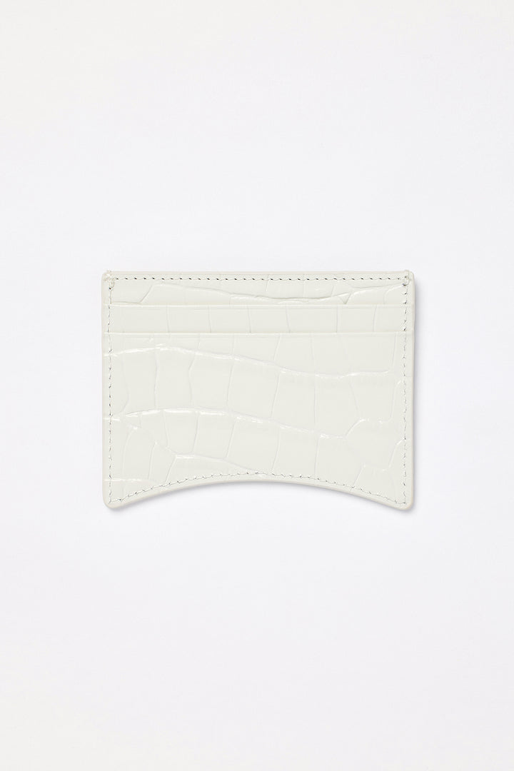 KIMMATIN Arch Shape Card Wallet — Ivory
