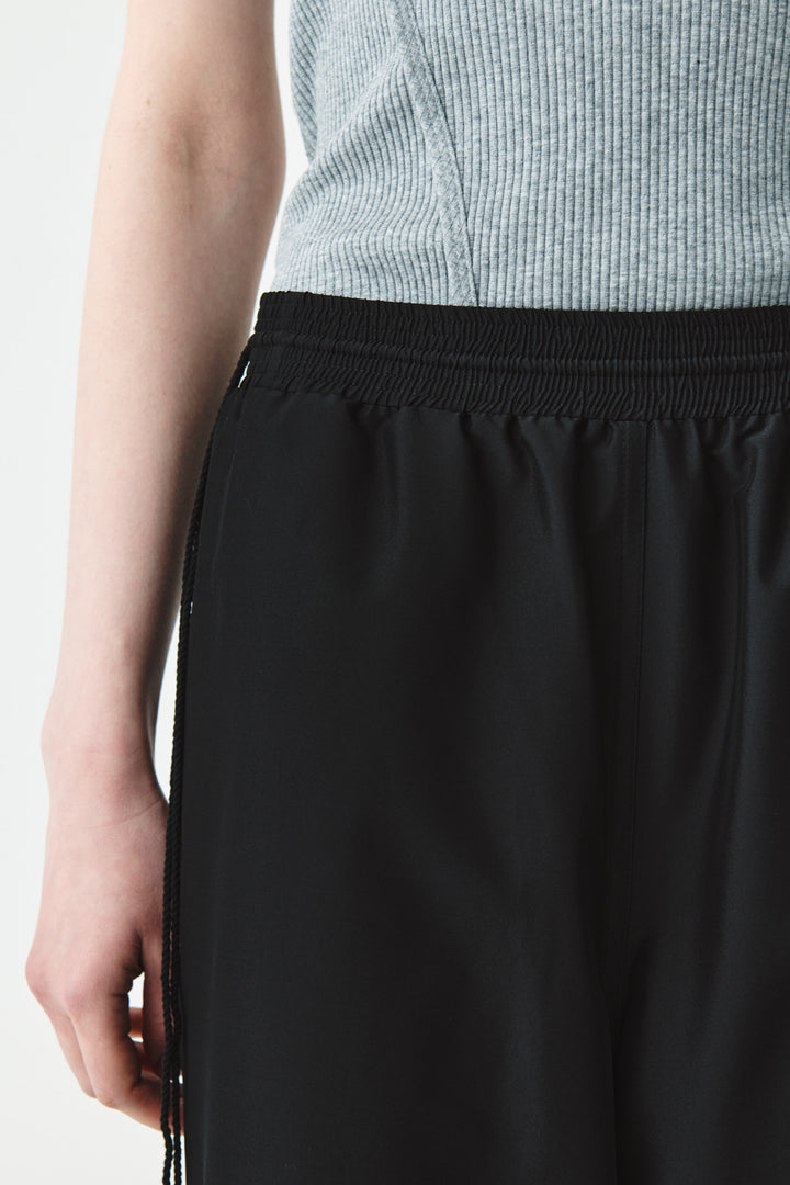 KIMMATIN Side String Track Pants — Black