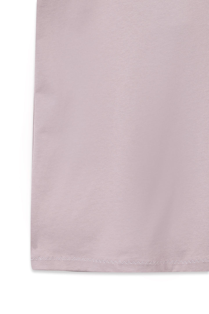 Matin Kim Doodle Logo Graphic Top Lilac