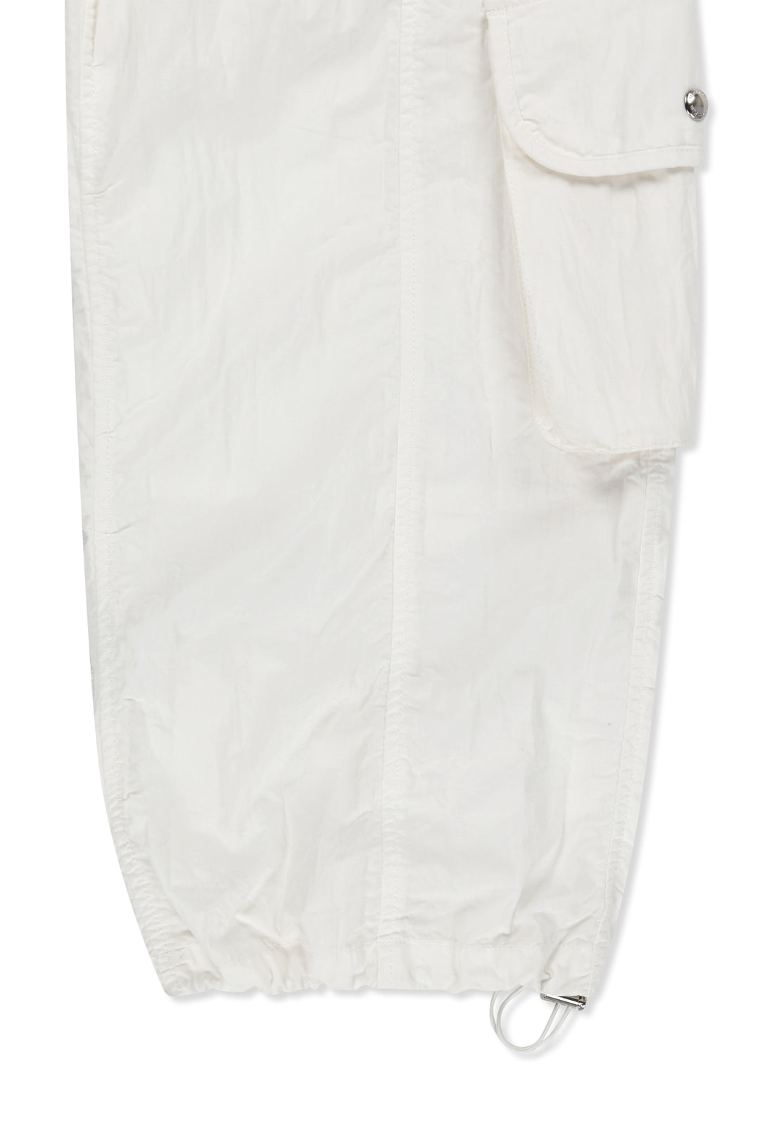 Matin Kim Crinkle Capri Pants — White