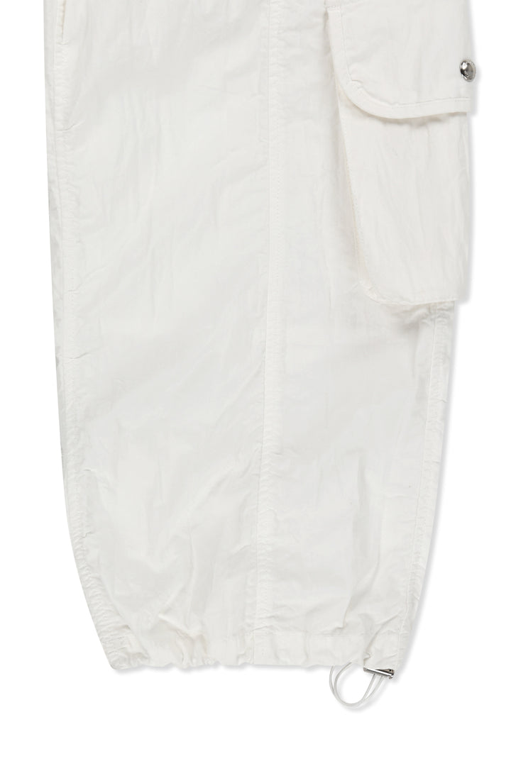 Matin Kim Crinkle Capri Pants — White
