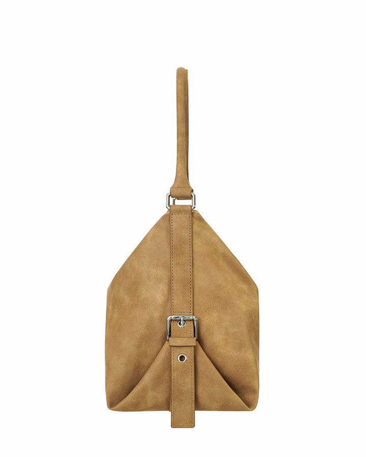 Stand Oil Mushy Bag — Nubuck Slouch Tote — Camel