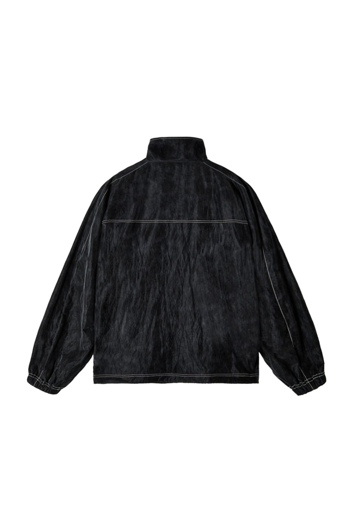 Matin Kim Stitch Point High Neck Jumper — Black