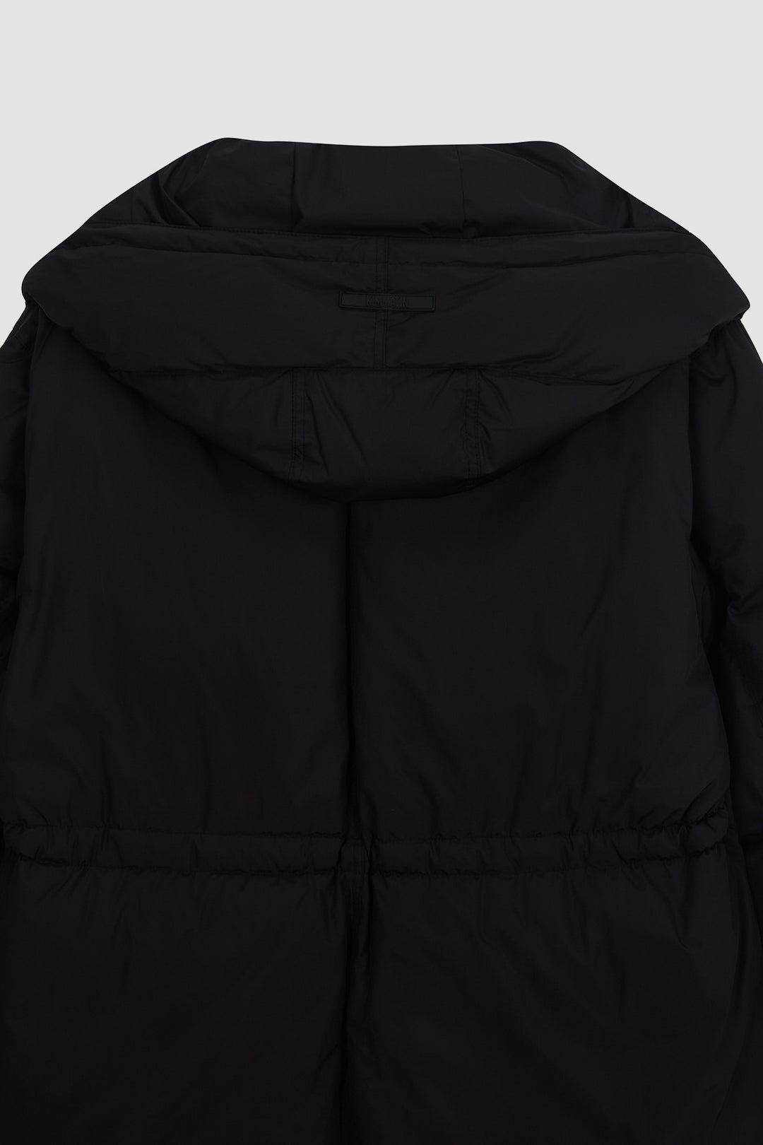 KIMMATIN Draw String Long Down Jumper — Black