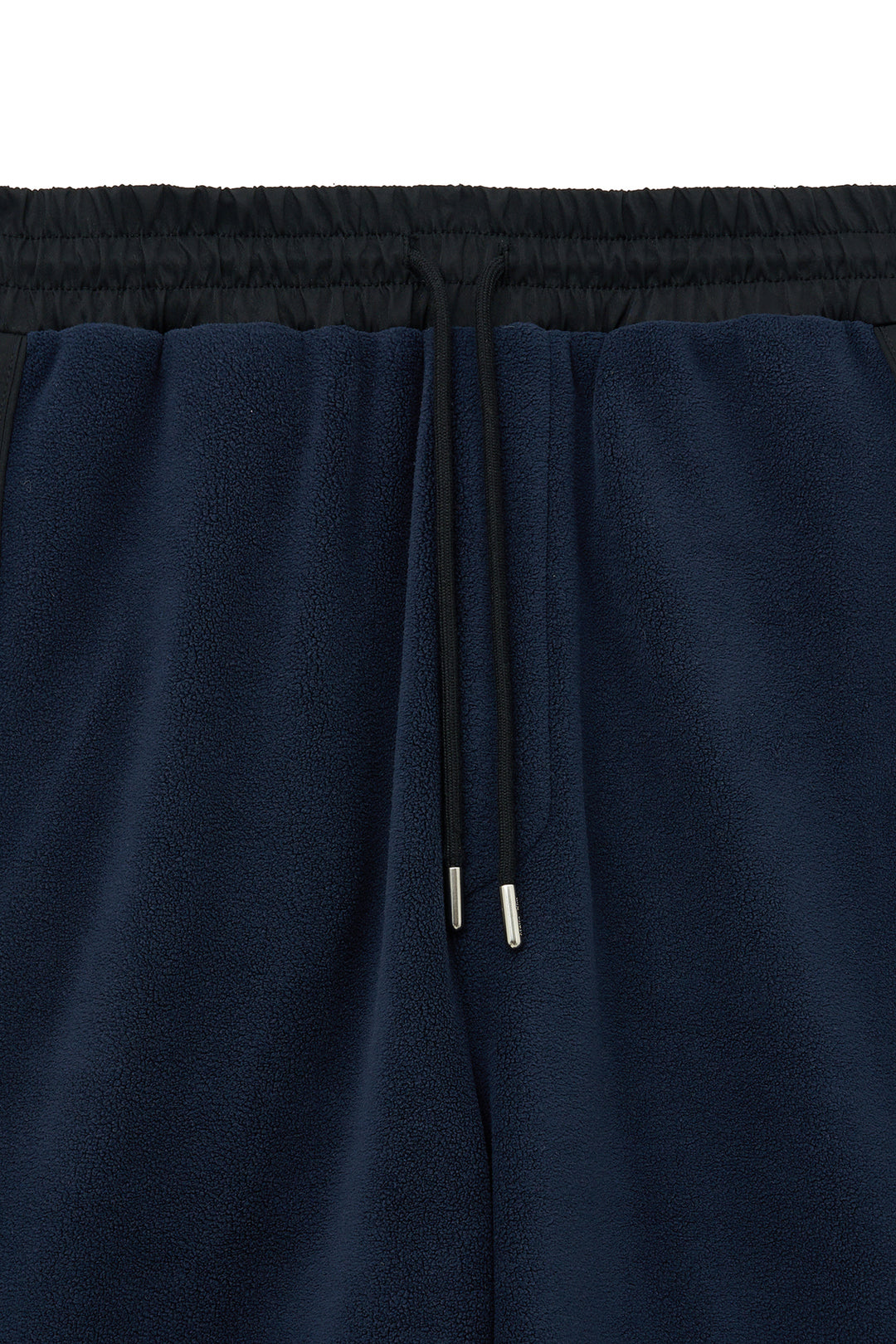 Matin Kim Sherpa Fleece Drawstring Pants — Navy blue