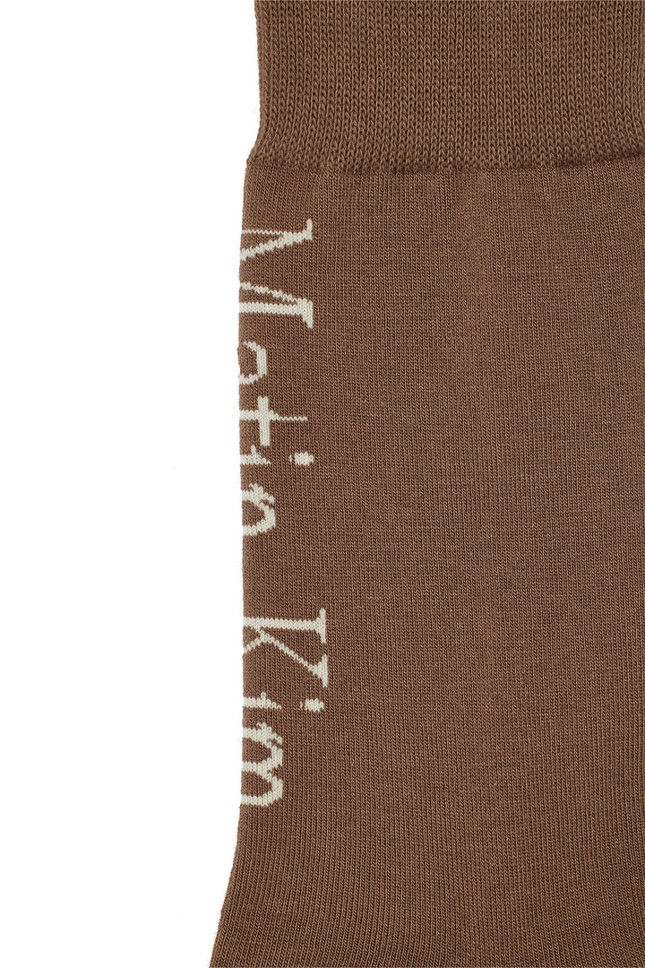 Matin Kim Silket Half Socks in Cocoa