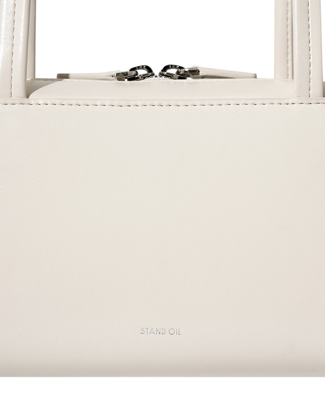 Stand Oil Post Bag — Square Box Shoulder — Cream