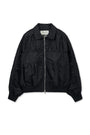 Matin Kim Small Logo Shirring Jumper — Black