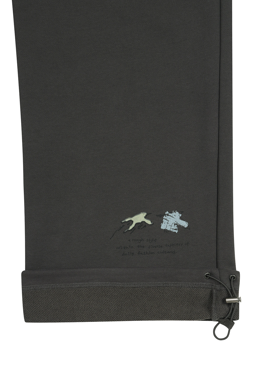 Matin Kim Graffiti Artwork Sweatpants — Charcoal