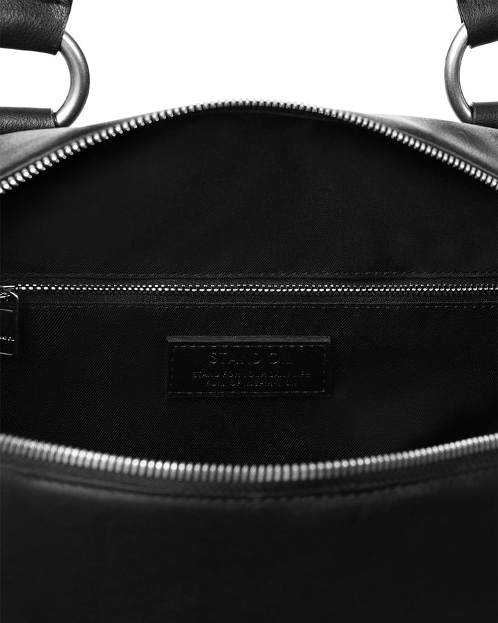 Stand Oil Zuni Bag — Washed Leather Crossbody — Black