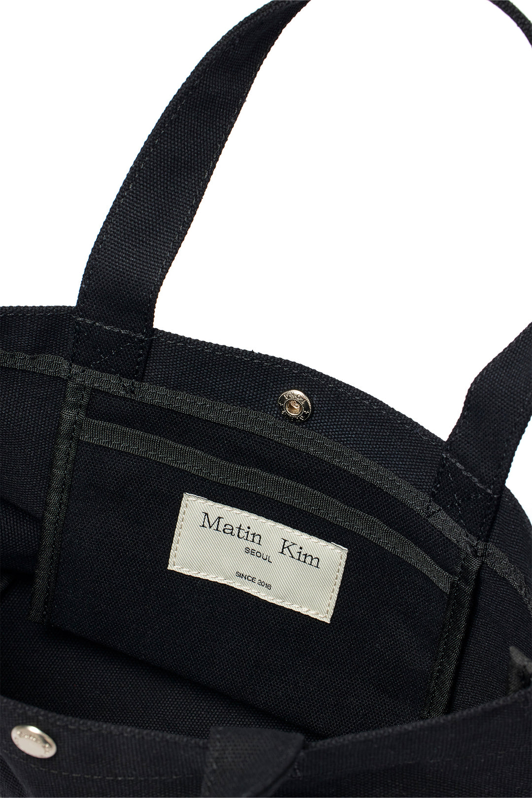 Matin Kim Canvas Mini Tote Bag — Black