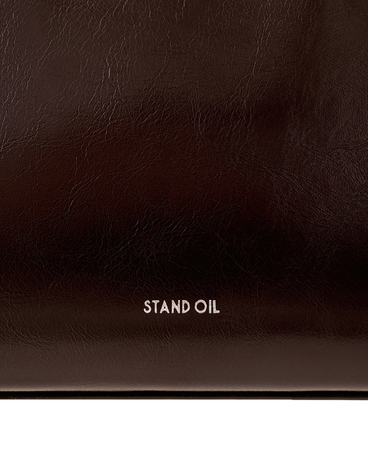 Stand Oil Square Low Bag — Maroon