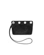 Stand Oil Loop Eyelet Pouch — Square Keychain Bag — Dark Gray