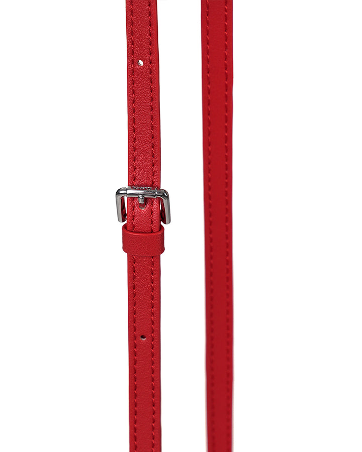 Stand Oil Cookie Accordion Bag — Red