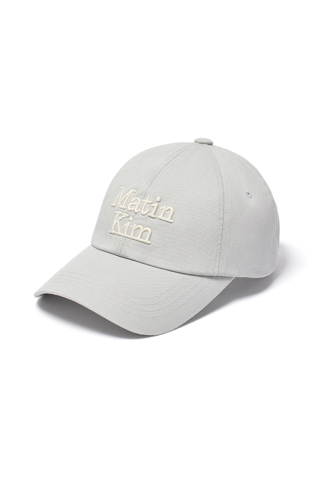 Matin Kim Volume Logo Ball Cap — Gray