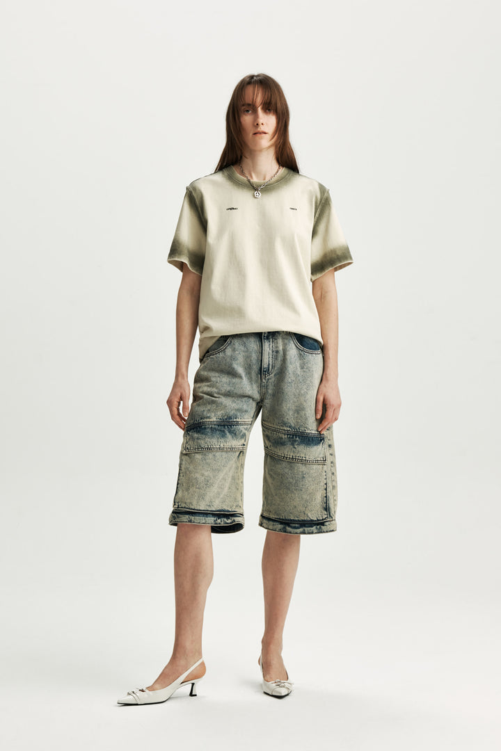 KIMMATIN Detachable Cargo Denim — Blue