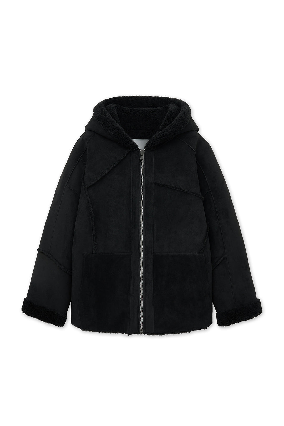 Matin Kim Reversible Hoody Mustang — Black