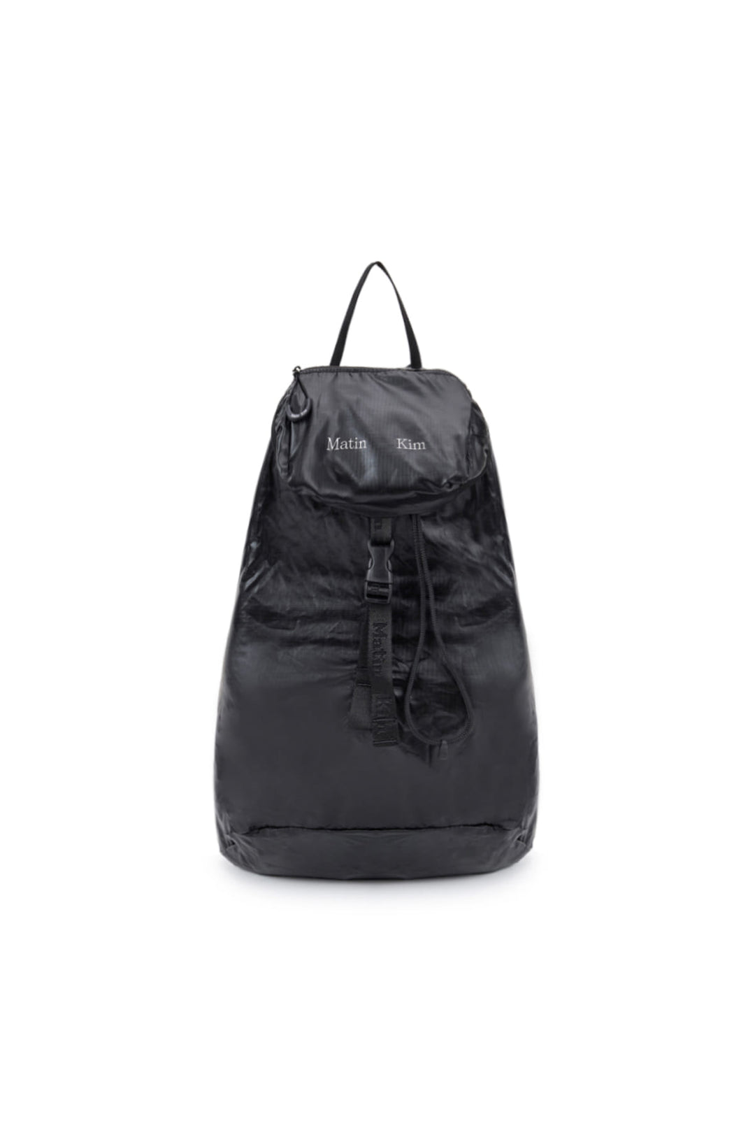 Matin Kim Glossy Packable Backpack — Black