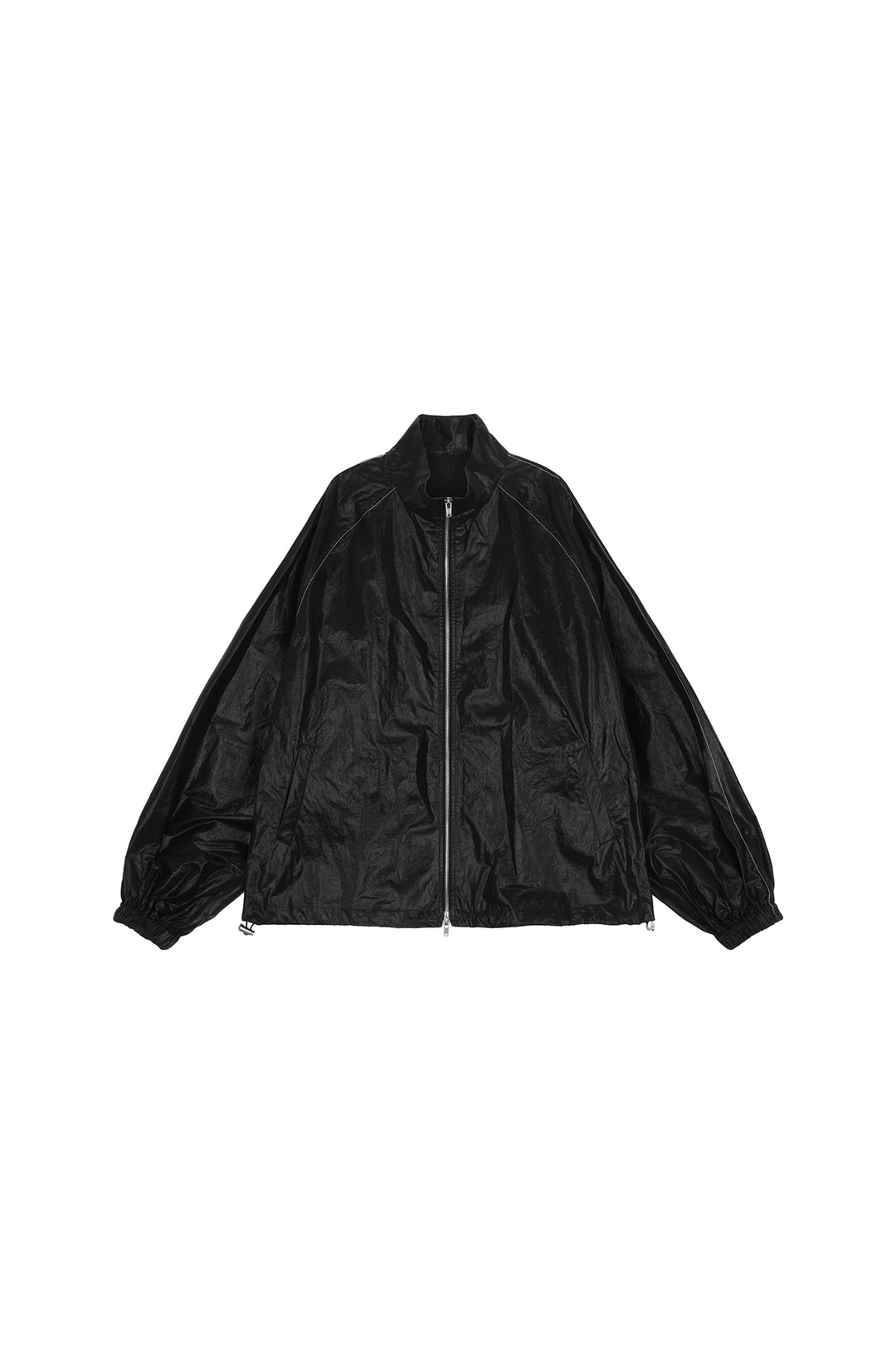 Matin Kim Logo Coating Jumper — Black