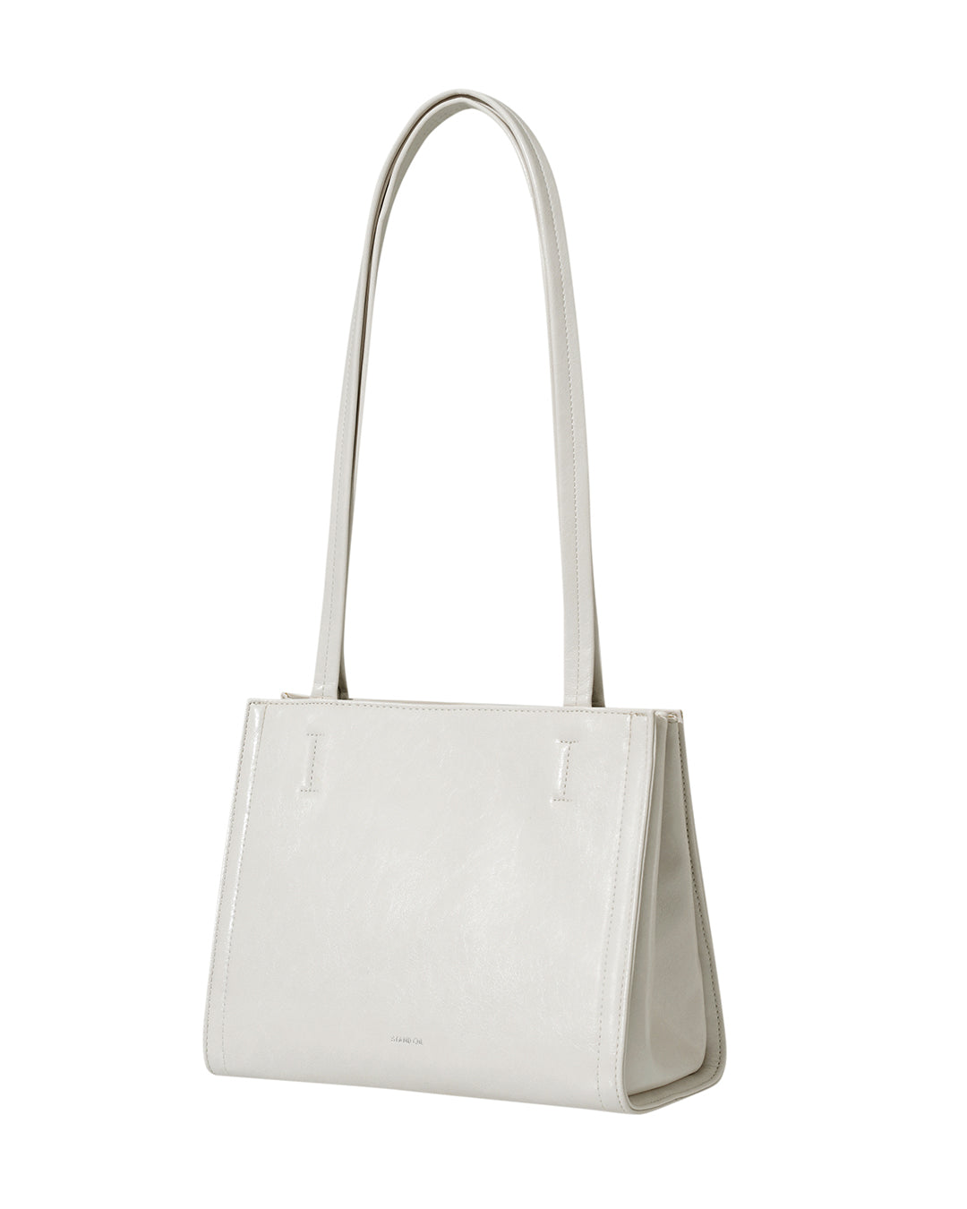 Stand Oil Oblong Mini Bag — Cream
