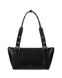 Stand Oil Boat Bag — Glossy Shoulder Crossbody — Black