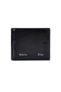 Matin Kim Steel Logo Business Wallet — Black