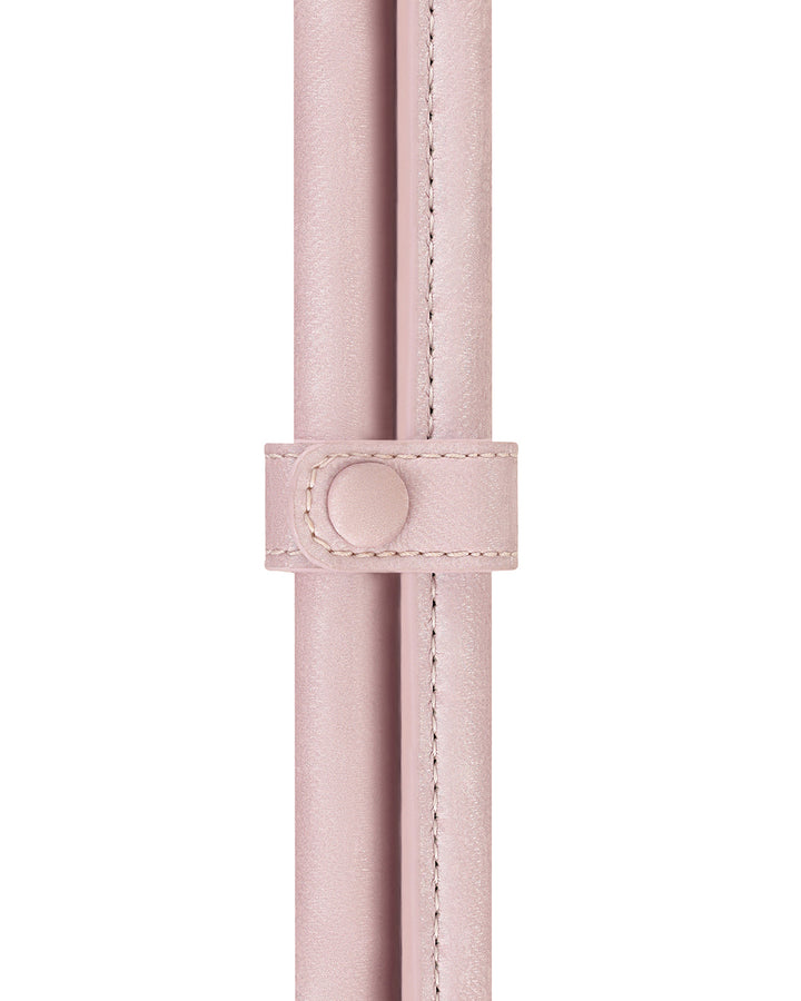 Stand Oil Lene Bag · Wrinkled Leather Crossbody — Pink