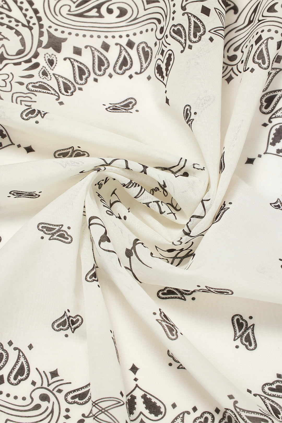 Matin Kim Vintage Printed Bandana — Ivory