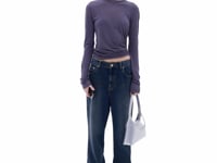 Stand Oil Plump Bag — Glossy Shoulder Crossbody — Silver