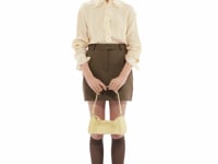 Stand Oil Pleats Bag — Glossy Tote — Butter