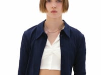 Stand Oil Ball Chain Mix Necklace — Silver