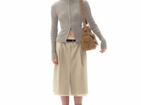 Stand Oil Joey Bag — Structured Crossbody — Camel