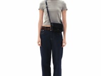 Stand Oil Riddle Bag — Minimal Crossbody — Black