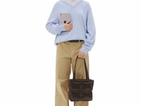 Stand Oil Bubble Bag Mini — Maroon