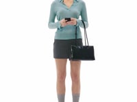 Stand Oil Square Low Bag — Black