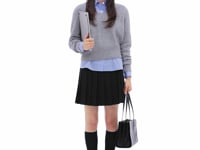 Stand Oil Oblong Bag — Structured Shoulder — Black