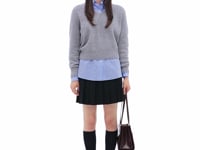 Stand Oil Oblong Mini Bag — Maroon