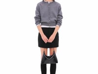 Stand Oil Plump Bag — Triangle Shoulder — Black