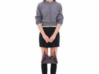 Stand Oil Plump Bag — Glossy Shoulder Crossbody — Maroon