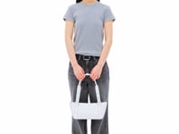 Stand Oil Boat Bag — Glossy Shoulder Crossbody — White