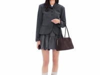 Stand Oil Momo Bag Large — Boston Shoulder — Maroon