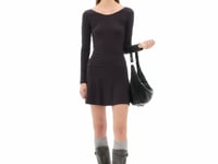Stand Oil Tickle Bag — Glossy Half-Moon Crossbody — Black