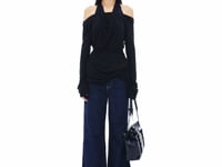 Stand Oil Velow Bag — Sculptural Crossbody — Black