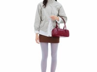 Stand Oil Square Bowling Bag — Red wine