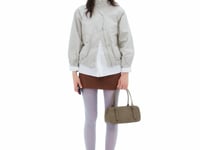Stand Oil Square Bowling Bag — Taupe