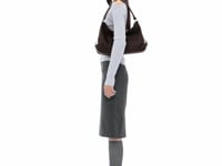 Stand Oil Mushy Bag — Nubuck Slouch Tote — Leopard Brown
