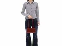 Stand Oil Post Bag — Square Box Shoulder — Red wine