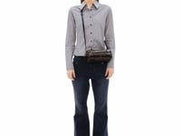 Stand Oil Chunky Bag — Glossy Wrinkled Leather — Maroon