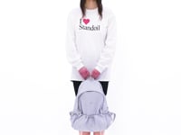 Stand Oil Tied Backpack — Fog Blue