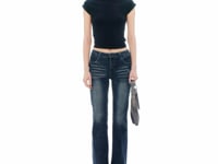 Stand Oil Tovi Bag — Half-Moon Tote — Metallic Gray